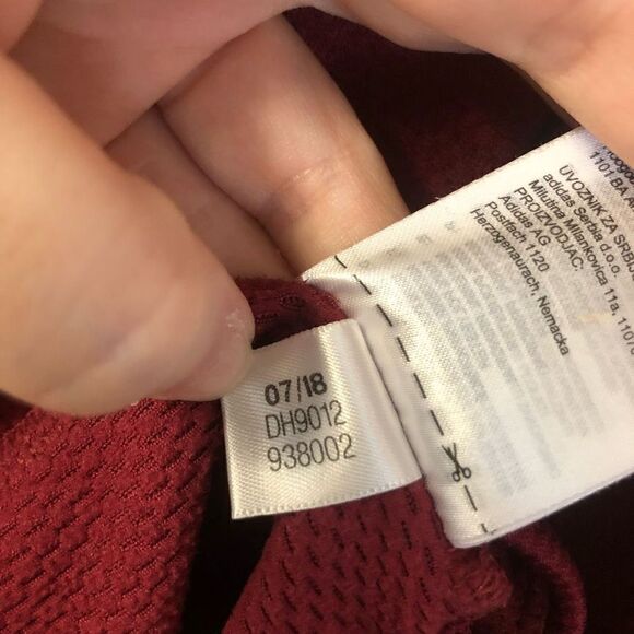 adidas men’s climawarm maroon active hoodie size large - Picture 4 of 12